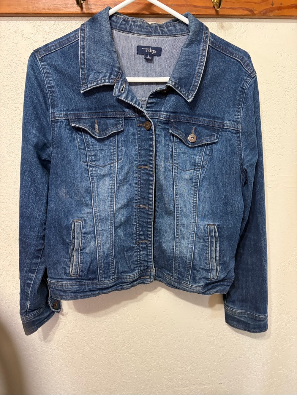Indigo Women's Medium Blue Denim Jacket